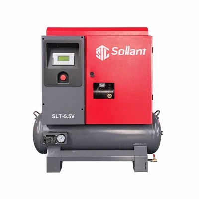5,5 kW jednofázový rotační šroubový vzduchový kompresor